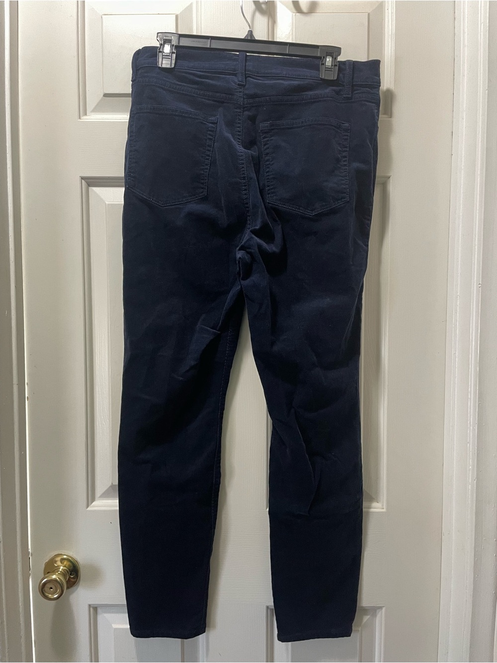 Women’s LOFT Skinny Corduroy Pants Navy Blue size 12 - Picture 2 of 9